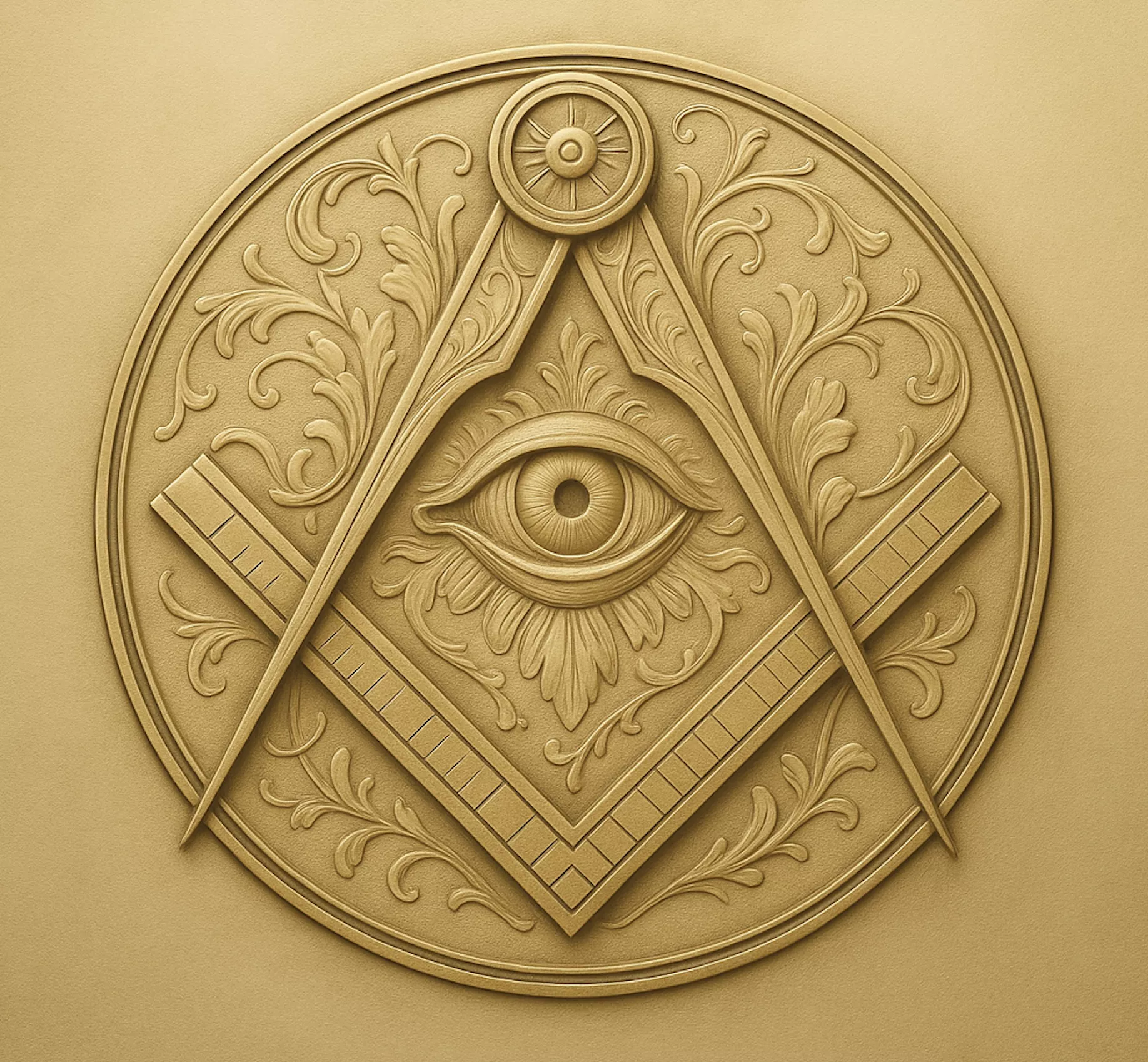 Symbole Franc-maçon, Equerre et compas