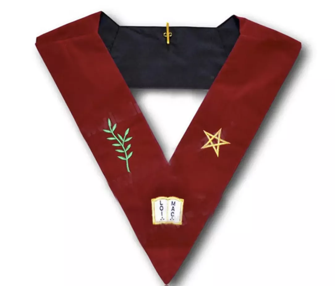 sautoir, sautoir orateur, objet maçonnique, franc-maçon, rituel maçonnique