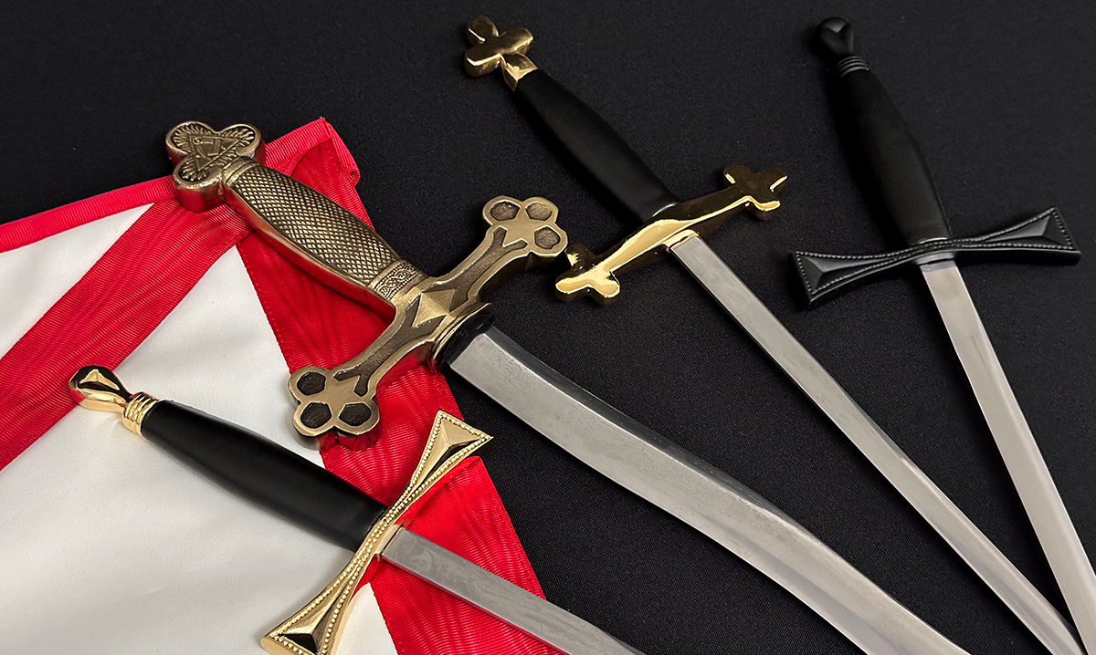 Lot d'épée pour la franc maconnerie