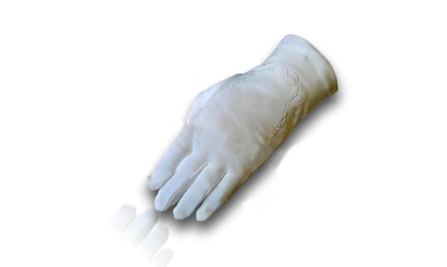 Gants Blancs Lacs Amour