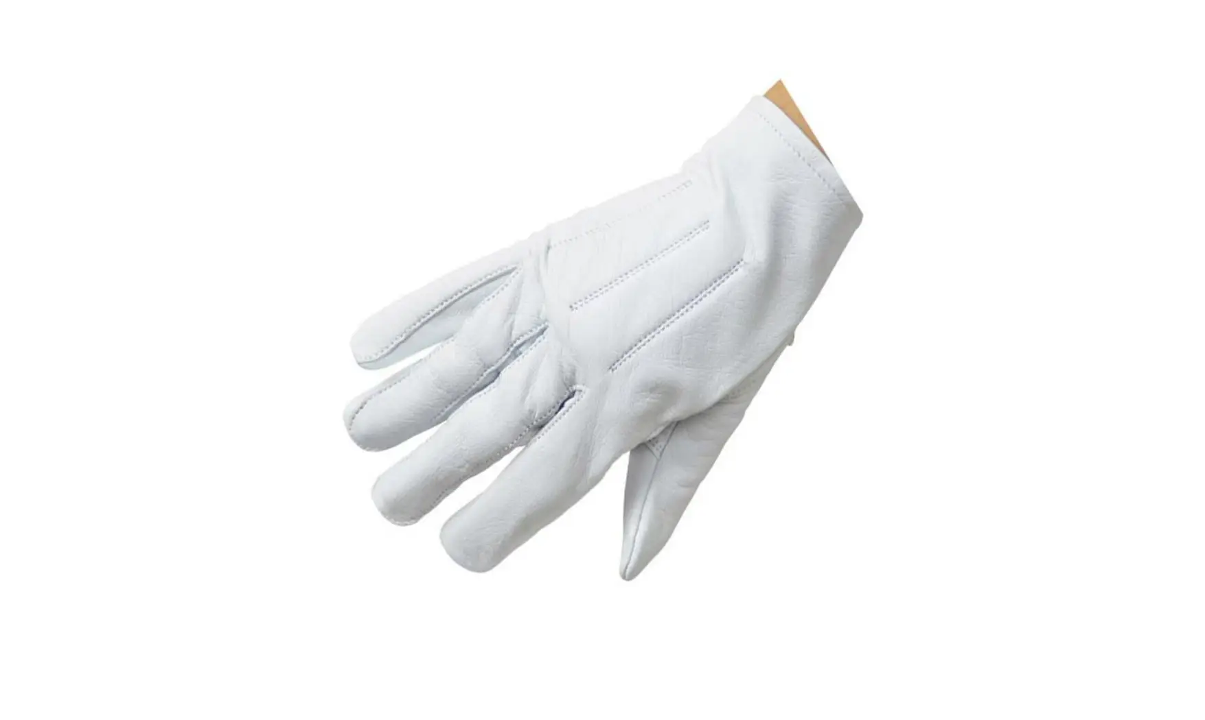 Gants Blancs Cuir