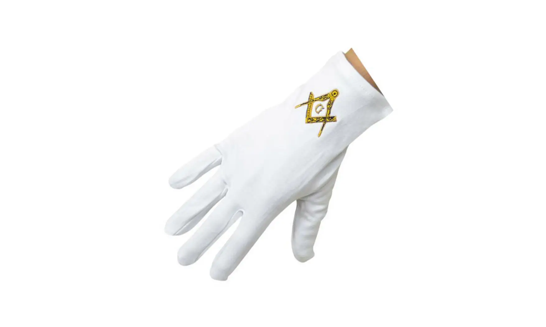 Gants Blancs brodés