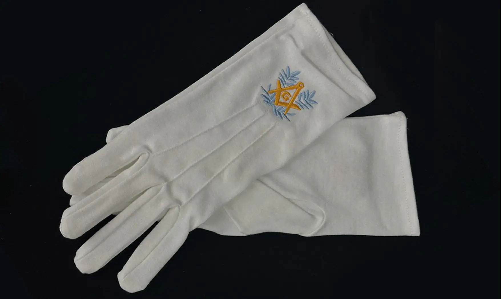 Gants Blancs Brodés