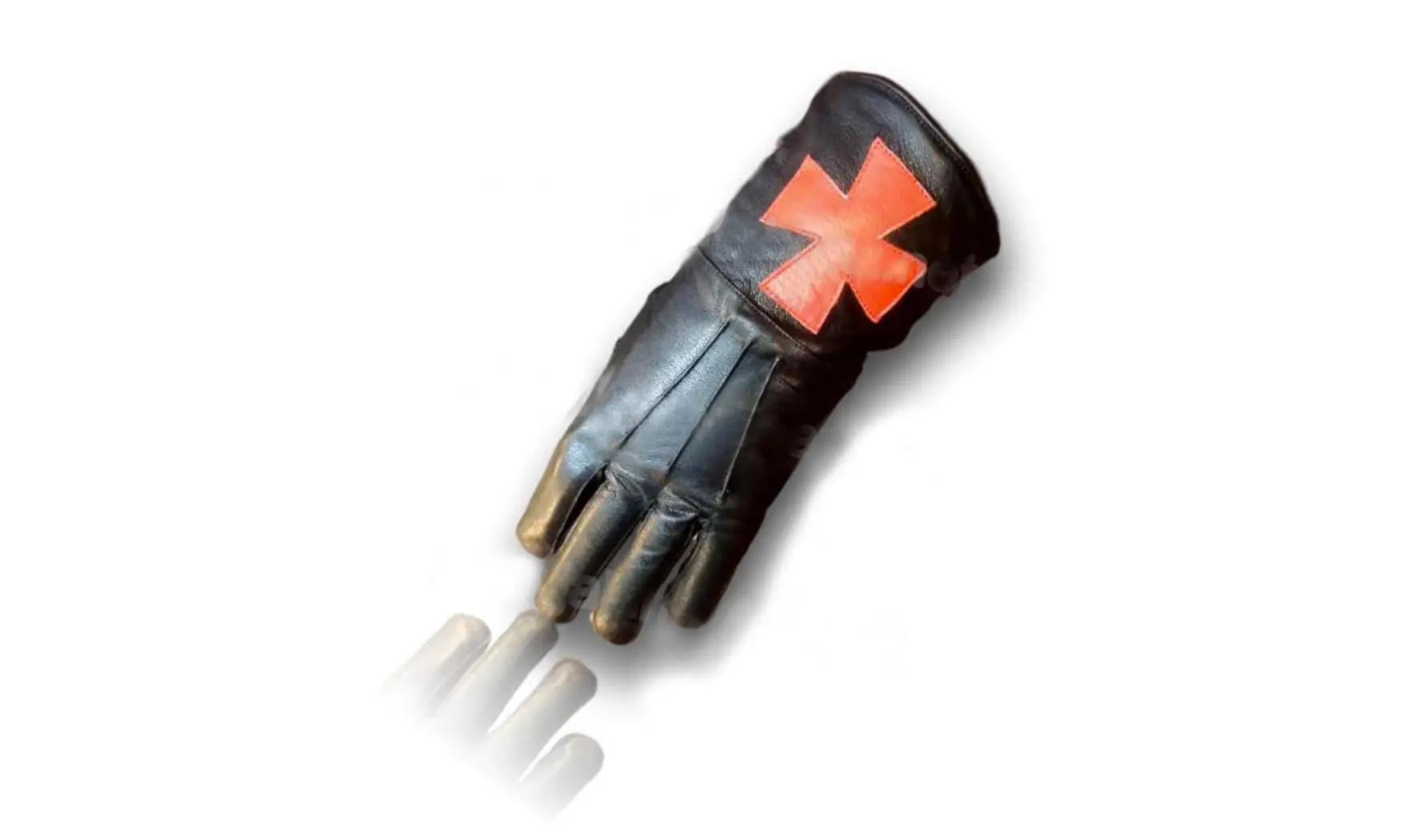 Gants Noirs Cuir KT