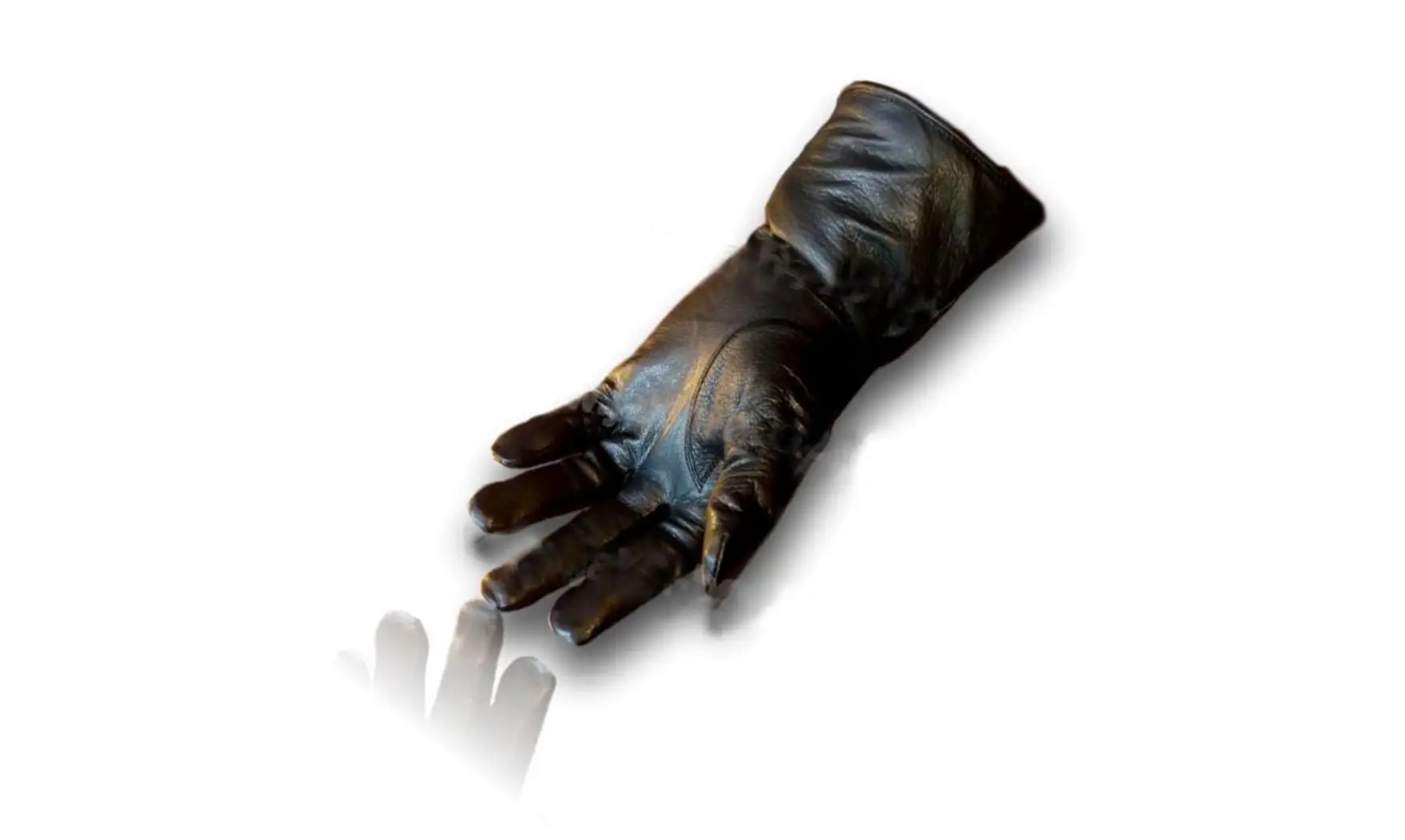 Gants Noirs Cuir KT