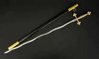 Epée Flamboyante Franc Maçon