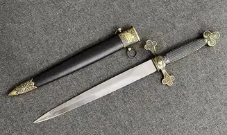 Dague tréflée maçonnique